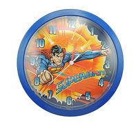 Joy Toy 106288 Horloge Forme Superman Plastique Bleu 26 x 4 x 26 cm