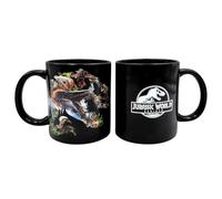 Joy Toy 24203 Jurassic World Rebirth tasse en céramique avec impression - dans une boîte cadeau 320 ml - 12x9x10 cm