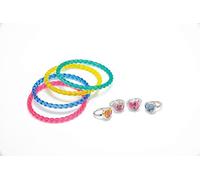 Joy Toy - 65180 - Jeu De Bijoux Trolls avec 4 Bracelets/ 4 Anneaux