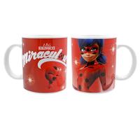 Joytoy- Figuren & Charactere Figurines et Personnages Tasse en céramique Ladybug dans Un Emballage Cadeau 320 ml-12 x 9 x 10 cm, 66004, Transparent, 1 Unité (Lot de 1)