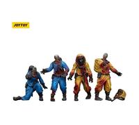 Zombies - Pack 4 figurines Dark Source Biochemical Lab Team 8 cm