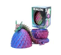 Joy Toy - Drakliths 24158 - Œuf de Dragon imprimé en 3D - Jouet à Presser - 11 x 11 x 15 cm