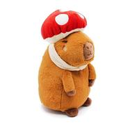 Joy Toy Hug-a-Capybara Capybara avec Champignon en Peluche 23 cm