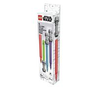 Joy Toy (IT) - LEGO Star Wars - Pack 4 stylos à bille à encre gel Sabre Laser