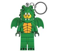 LEGO Porte-clés lumineux KE224H – Costume dragon vert – Figurine 7,6 cm