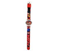 Joy Toy Montre analogique à Quartz Unisexe pour Enfant avec Bracelet en Tissu 17062, Multicolore, 4,7 x 1,9 x 24,5 cm