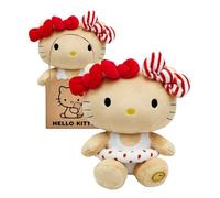 Joy Toy - Peluche Sanrio Hello Kitty Summer Days Floaty Eco 24 cm dans Un Sac en Carton réutilisable - Peluche fabriquée à partir de Bouteilles 100% Pet recy s