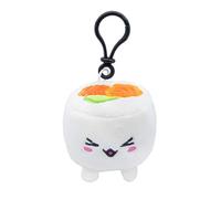 Joy Toy Plushi Uramaki Sushi avec Saumon Peluche Clip on 7 cm