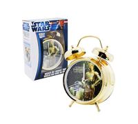 Joy Toy - Réveil métal ø 10 cm, R2-D2 & C-3PO Captain Phasma 3D, avec Son Original