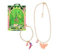 Joy Toy Wicked Glinda Collier et Bracelet en Métal avec Breloques