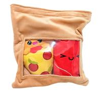 Joy Toy Peluches Yummis Together - Lot de 2 (Pizza & Cola) dans sac à emporter 21 cm