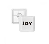 Joy Word Citation Proverbes PBT Keycaps pour Clavier Mécanique Blanc OEM sans Marquage d'impression R1 Multicolore