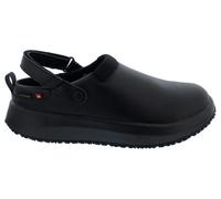 Joya Ace SR W Noir, Sabot Femme, Cuir Lisse / Textile, Semelle Senso JY025A Noir