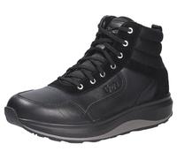 Joya Dublin Black Bottines pour femme en cuir lisse et daim de qualité supérieure, semelle ondulée, catégorie Emotion JY073A, noir