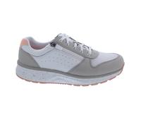 Joya Dynamo Zip Femme Baskets, Blanc-Beige, Cuir Lisse Premium / Textile, Actif