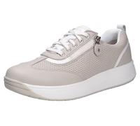 JOYA Laura Light Grey, Chaussures de sport pour femme en cuir et daim, gris clair, Beige clair, 35 2/3 EU