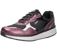 Joya Tina III Pink-Black, Baskets en cuir lisse et textile, semelle active, catégorie Emotion JY095A, noir