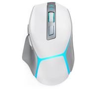JOYACCESS Souris de jeu sans fil, compatible Bluetooth/2,4 g/connexions filaires 12500 DPI, 1000 Hz, rechargeable, 20 m de clics, 6 boutons, souris ergonomique rétroéclairée RVB pour joueurs Windows