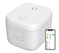 joyami Cuiseurs à Riz Mini Rice Cooker - Cuiseurs de Riz 1.6L 3.5 Tasses Intérieure Antiadhésive, Xiaomi Home App Contrôle Manuel, pour 6 Bols Jusqu'à 3 Personnes Garder au Chaud Mode Préréglé