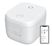 joyami Cuiseurs à Riz Mini Rice Cooker - Cuiseurs de Riz 1.6L 3.5 Tasses Intérieure Antiadhésive, Xiaomi Home App Contrôle Manuel, pour 6 Bols Jusqu'à 3 Personnes Garder au Chaud Mode Préréglé