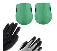 Joyan 1 Paire Protege Genoux et Gant Anti Coupure, Genouillères de Jardinage, Protection Genoux Travail, Idéal pour le Jardinage, la Construction, la Mécanique