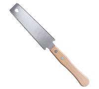 Joyan Petite scie à main japonaise, double lame 12/17 TPI, flexible pour le travail du bois, poignées en bois pour coupe fine