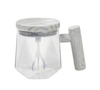 Joyan Tasse À Agitation Électrique, Mélangeur Automatique en Verre Auto-mélangeuse Pour Café, Lait en Poudre, Milkshake, Flocons D'avoine, Pâte de Sésame - 400ML