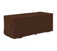 Joyance Couvercle de boîte de Rangement de Jardin, étanche, résistant aux UV, boîte de Rangement, Housse de Protection 123x62x55cm (Brun)