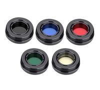 Joyance Filtre de couleur pour lentille oculaire de télescope de 2,4 cm, filtre d'objectif de nébuleuse lunaire, planète, compatible avec divers télescopes, verre optique, facile à installer
