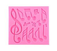 Joyance Moule en Silicone en Forme de Notes de Musique, Moule à Gâteau Polyvalent en Forme de Notes de Musique pour les Mélomanes DIY, Gâteaux, Chocolats, Bonbons, Décorations de Gâteaux
