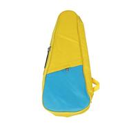 Joyance Ukulélé Accories Sac à dos réglable avec rembourrage épais, étui en coton de style simple, convient pour ukulélé soprano, léger, design coloré, multicolore, 60_x_180_cm