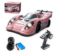JOYARCH 1/16 Voiture de Dérive RC Brossé pour Adultes, 2.4G Voiture de Sport à Télécommande avec des Lumières d’Oeil d’Ange de Démon, Modèle de Voitures à la Dérive 4WD avec 35KM/H à Grande Vitesse