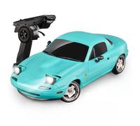 JOYARCH 1/18 Échelle Mini RC Drift Voiture pour Adultes et Adolescents, 2.4GHz 3CH Plein Proportionnel RWD Télécommande Voiture à la Dérive avec Gyro & LED Flip Light
