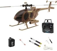 JOYARCH RC ERA C184 MD500 Hélicoptère radiocommandé 2,4 G 4 CH Flybarless avec positionnement optique, modèle d'avion Groy 6 axes, jouet cadeau pour les amateurs d'adultes - 1 batterie