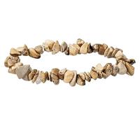 JoyasMinerales Bracelets à puces de pierres naturelles 100 % authentiques | Taille unique élastique | Minéraux authentiques | Pierres naturelles élégantes
