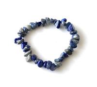 JoyasMinerales Bracelets en éclats de pierres naturelles 100% authentiques | Taille unique élastique | Minéraux authentiques | Pierres naturelles élégantes