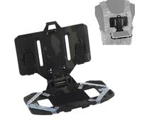 JOYASUS Support tactique de téléphone pliable universel Molle pour téléphone portable de taille d'écran 4,7 à 6,7" (Noir-CP)