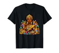 Joyaux de la Couronne de la royauté Africaine Black Queen T-Shirt
