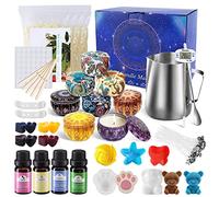 JOYBOY Kit de Fabrication de Bougies, Kit Parfumées DIY Bougies avec de la Cire de Soja,Pichet Verseur pour Bougies d'art et d'artisanat