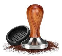 JOYBOY Tamper à Café, Espresso Tamper, Tasseur Presse en INOX avec Coussin Silicone, Set de Tampons Design pour Amateurs de Café