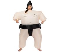 JOYBRO Costume Gonflable de Sumo pour Adultes, Costume Amusant de Sumotori pour Hommes et Femmes, Parfait pour Halloween, Carnaval, Mardi Gras, Cosplay et Soirées à Thème, Taille Unique 150-190 cm