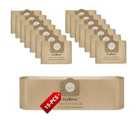 JoyBros 15-Pack Sacs pour Karcher wd3 Premium wd3p 6.959-130.0 mv3 wd 3.200 6.904-051.0 A2554 A2654 A 2204 Papier Sachet