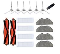 JoyBros Accessoires de Rechange pour Mi Xiaomi Vacuum-Mop 2 Pro / 2 Lite MJST1SHW 2 Brosses principales, 6 Brosses latérales, 4 Filtres, 4 Lingettes, 1 Outil