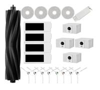 JoyBros Accessoires pour Ecovacs Deebot T20 Omni, T20e Omni, 1 Brosse Principale en Caoutchouc, 4 Filtres HEPA, 4 Lingettes, 8 Brosses latérales, 4 Sacs à poussière