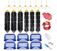JoyBros Kit d'accessoires de Rechange : 26 pièces de Filtre, Brosse Compatible avec iRobot Roomba Replenishment Parts 600 Series 690 680 660 651 650 & 500 Series 595 585 564 552