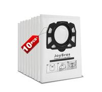 JoyBros Lot de 10 Sacs Compatible avec Kärcher wd4 wd5 wd6 ps wd5p wd6p Premium 2.863-006.0 KFI 487 MV4 MV5 MV6 Sac à Poussière Aspirateur Karcher