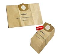 JoyBros Sacs en Papier Compatible avec Kärcher KFI 357 wd2 Plus WD3s 2.863-314.0 WD3 kwd3 KWD1-2 SE 4001 Plus (Lot de 10)