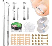 Joycabin Kit d'ongles incarnés - Pour ongles incarnés - Correction des ongles des orteils - Patch de correction pour les mycoses des ongles des pieds - Kit de pince à ongles pour ongles incarnés