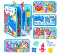 JoyCat Busy Board Jouet Montessori 1-3 Ans, Busy Book Jouet Educatif Motricité Fine, Jouets d'Activité et de Développement, Cadeau Enfant Garcon Fille 1 2 3 4 5 6 Anniversaire Noel