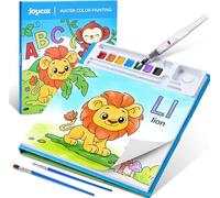 JoyCat Livre de coloriage à l'aquarelle thème animaux & alphabet